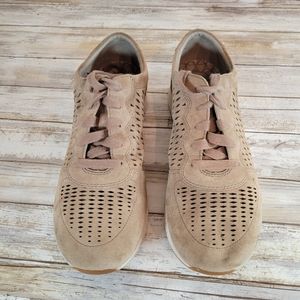 Dansko Womens Charlie Sneakers Taupe Size 41 US 10.5-11
